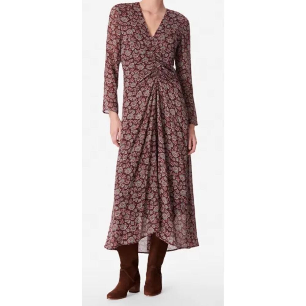 Vanessa Bruno Biba Dress in Brown NWT Size 34/ US 2